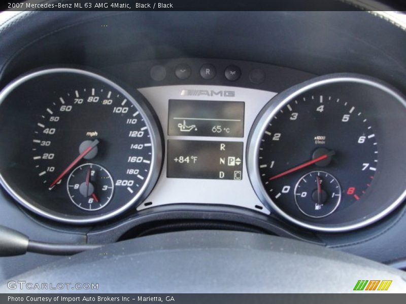 Black / Black 2007 Mercedes-Benz ML 63 AMG 4Matic