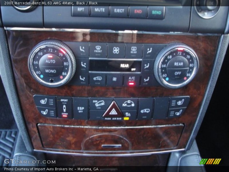 Black / Black 2007 Mercedes-Benz ML 63 AMG 4Matic