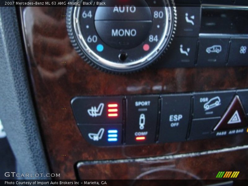 Black / Black 2007 Mercedes-Benz ML 63 AMG 4Matic