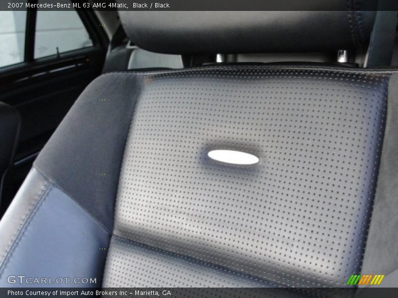 Black / Black 2007 Mercedes-Benz ML 63 AMG 4Matic