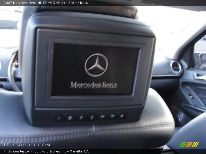 Black / Black 2007 Mercedes-Benz ML 63 AMG 4Matic