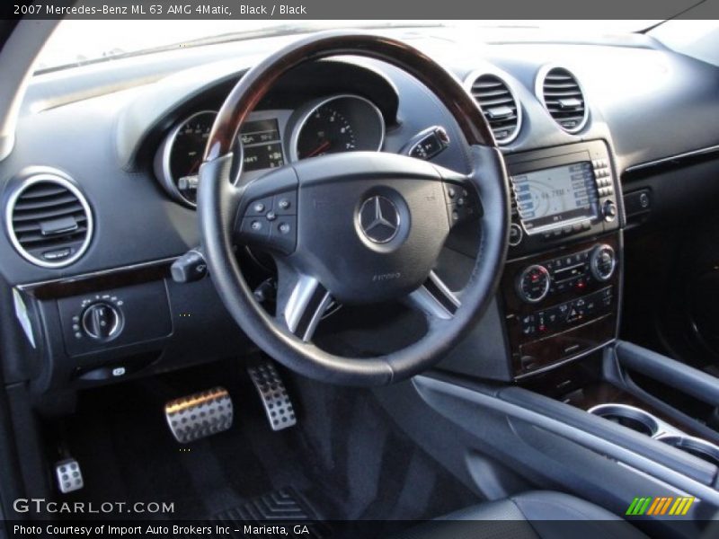 Black / Black 2007 Mercedes-Benz ML 63 AMG 4Matic