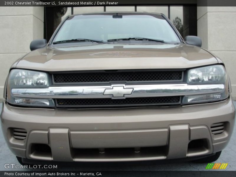 Sandalwood Metallic / Dark Pewter 2002 Chevrolet TrailBlazer LS