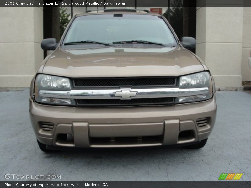 Sandalwood Metallic / Dark Pewter 2002 Chevrolet TrailBlazer LS