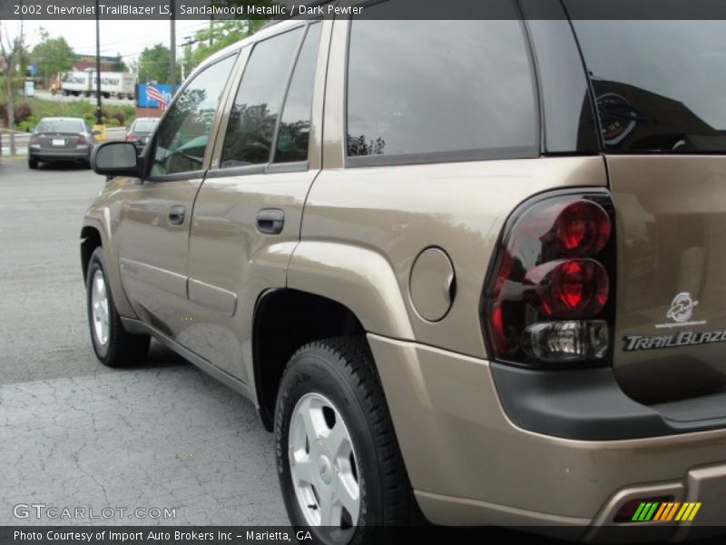 Sandalwood Metallic / Dark Pewter 2002 Chevrolet TrailBlazer LS