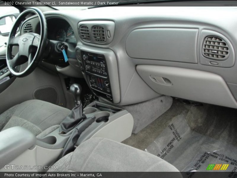 Sandalwood Metallic / Dark Pewter 2002 Chevrolet TrailBlazer LS
