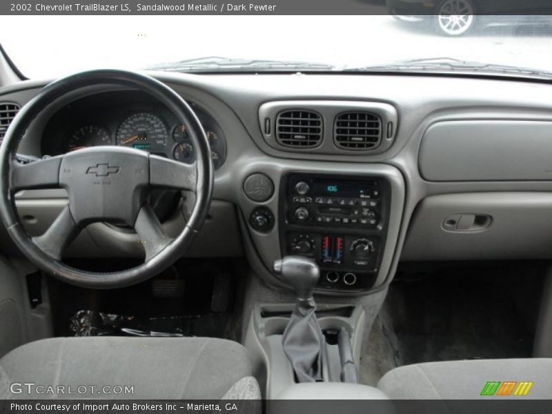 Sandalwood Metallic / Dark Pewter 2002 Chevrolet TrailBlazer LS