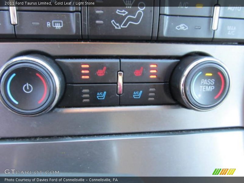 Gold Leaf / Light Stone 2011 Ford Taurus Limited