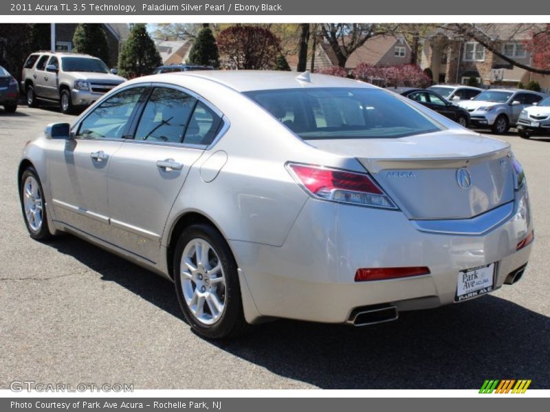 Paladium Silver Pearl / Ebony Black 2011 Acura TL 3.5 Technology