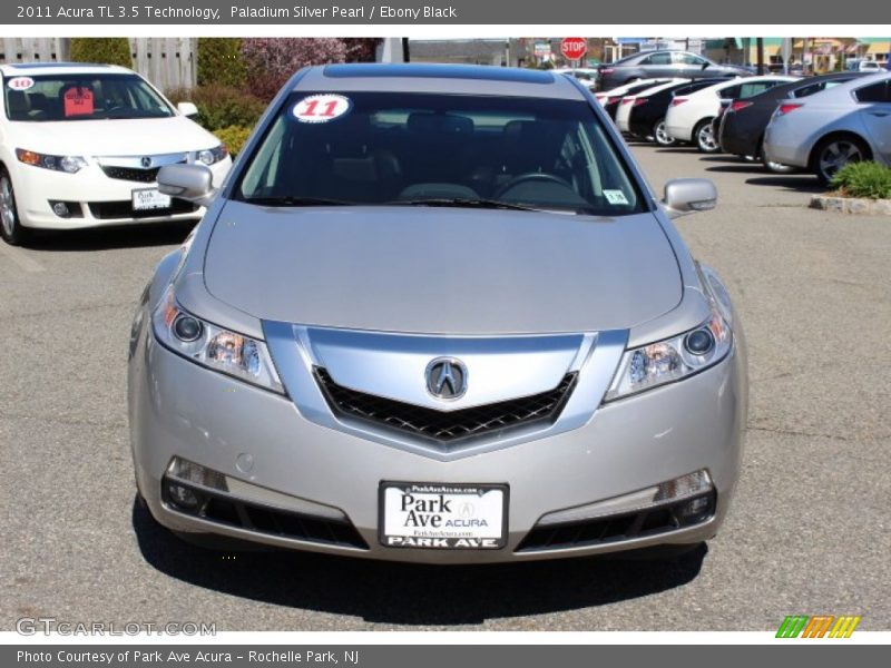 Paladium Silver Pearl / Ebony Black 2011 Acura TL 3.5 Technology