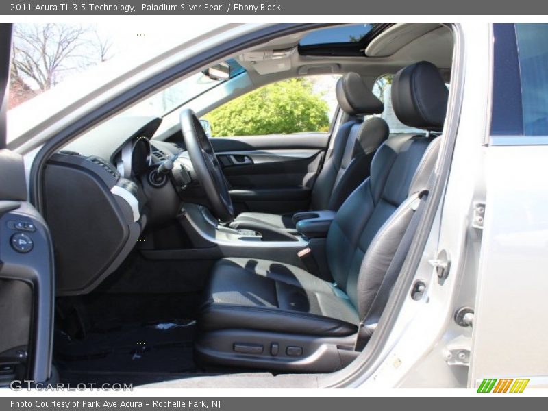 Paladium Silver Pearl / Ebony Black 2011 Acura TL 3.5 Technology
