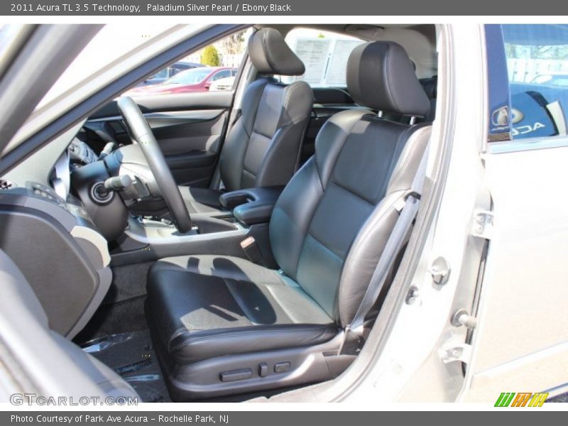 Paladium Silver Pearl / Ebony Black 2011 Acura TL 3.5 Technology