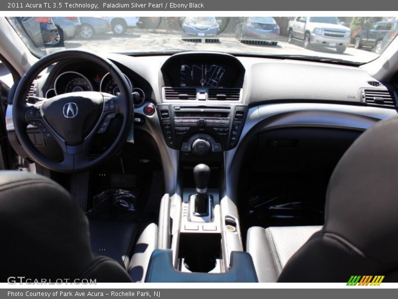 Paladium Silver Pearl / Ebony Black 2011 Acura TL 3.5 Technology