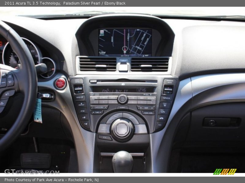 Paladium Silver Pearl / Ebony Black 2011 Acura TL 3.5 Technology
