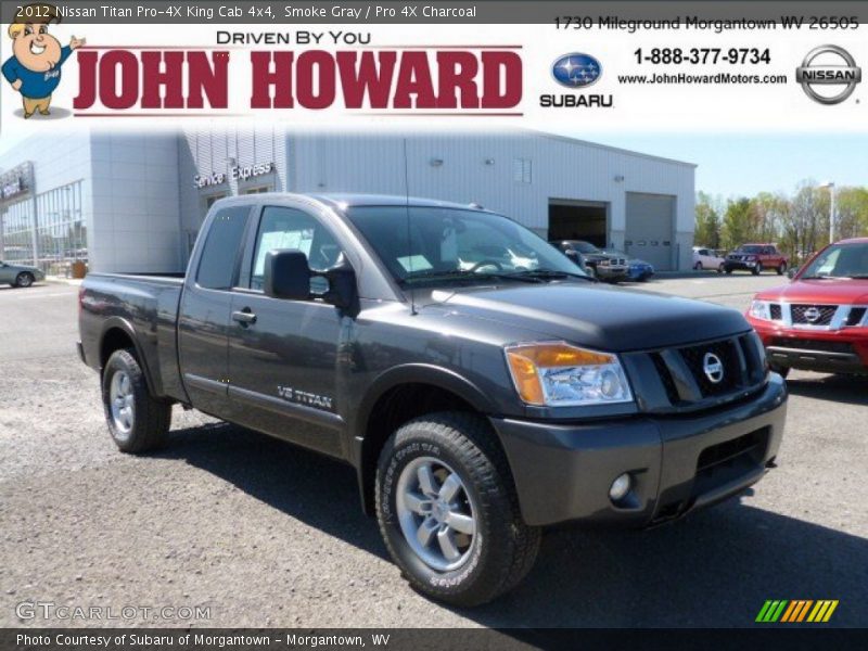 Smoke Gray / Pro 4X Charcoal 2012 Nissan Titan Pro-4X King Cab 4x4