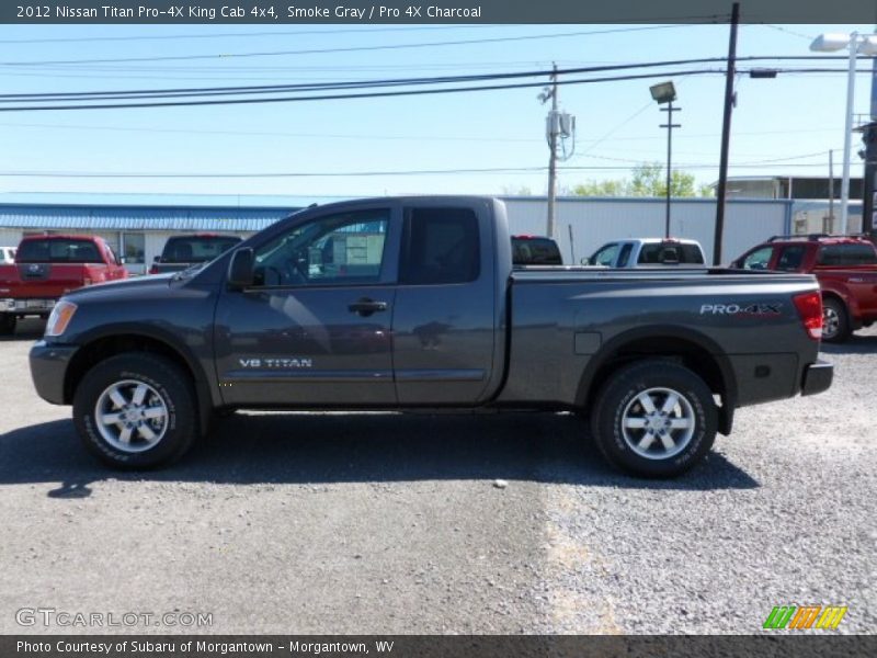 Smoke Gray / Pro 4X Charcoal 2012 Nissan Titan Pro-4X King Cab 4x4