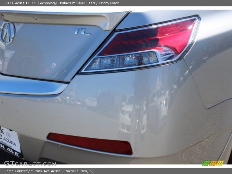 Paladium Silver Pearl / Ebony Black 2011 Acura TL 3.5 Technology