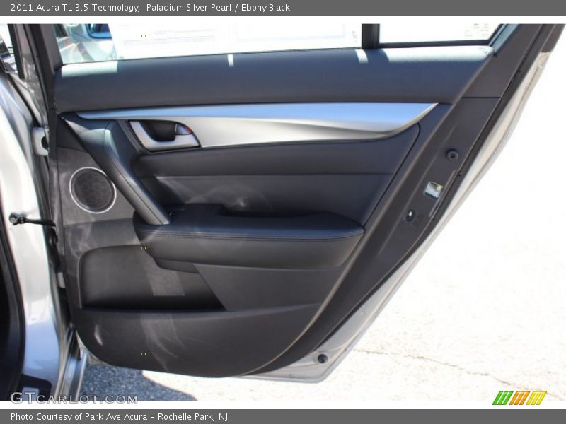 Paladium Silver Pearl / Ebony Black 2011 Acura TL 3.5 Technology