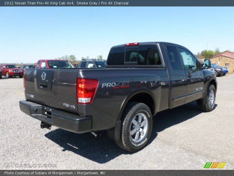 Smoke Gray / Pro 4X Charcoal 2012 Nissan Titan Pro-4X King Cab 4x4