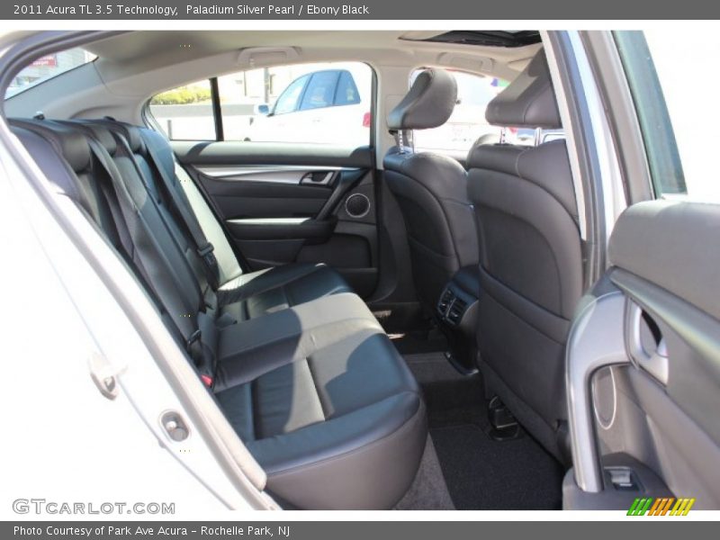 Paladium Silver Pearl / Ebony Black 2011 Acura TL 3.5 Technology