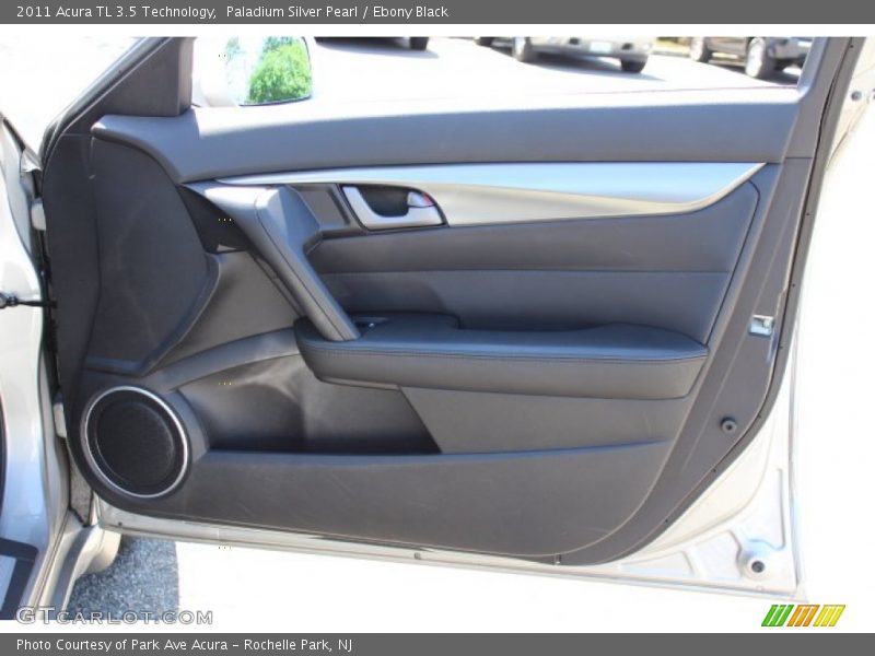 Paladium Silver Pearl / Ebony Black 2011 Acura TL 3.5 Technology