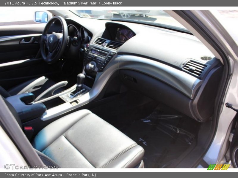 Paladium Silver Pearl / Ebony Black 2011 Acura TL 3.5 Technology