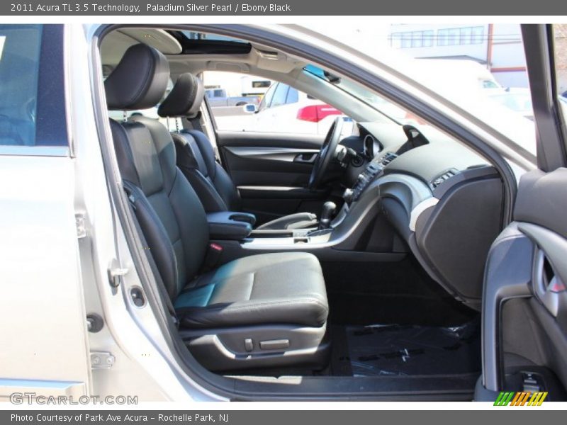 Paladium Silver Pearl / Ebony Black 2011 Acura TL 3.5 Technology