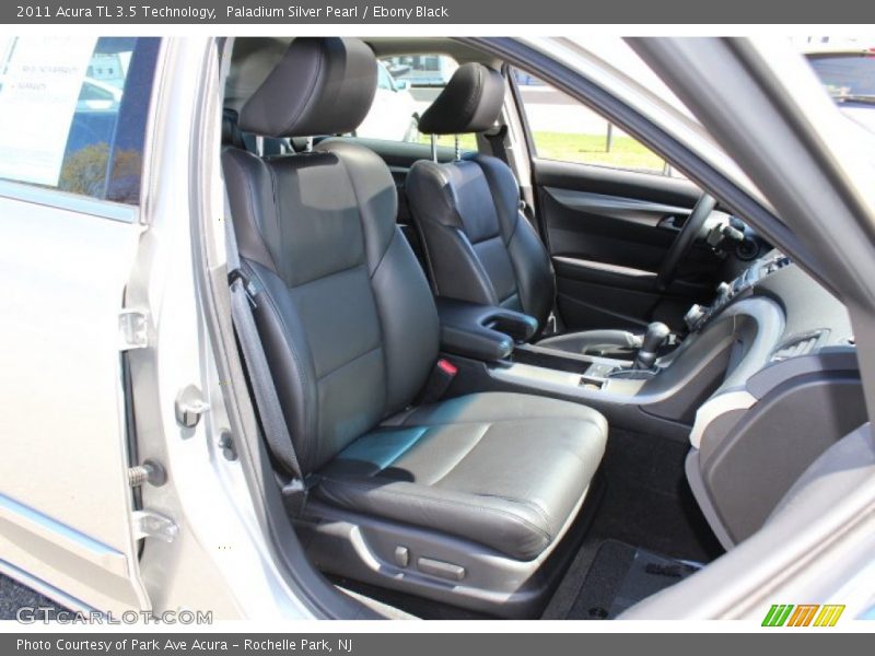 Paladium Silver Pearl / Ebony Black 2011 Acura TL 3.5 Technology
