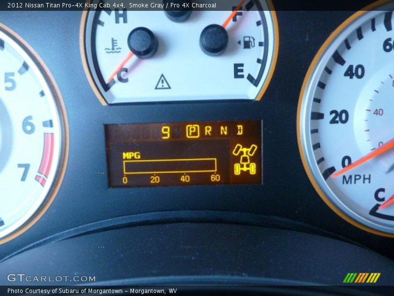 Smoke Gray / Pro 4X Charcoal 2012 Nissan Titan Pro-4X King Cab 4x4