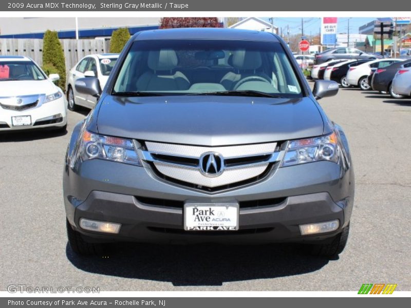 Sterling Gray Metallic / Taupe 2009 Acura MDX Technology