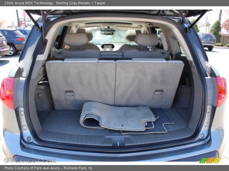 Sterling Gray Metallic / Taupe 2009 Acura MDX Technology