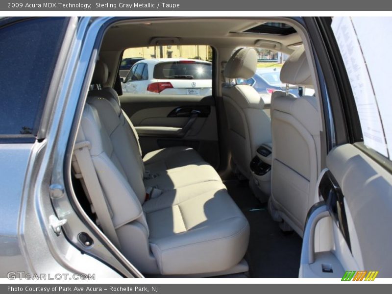 Sterling Gray Metallic / Taupe 2009 Acura MDX Technology