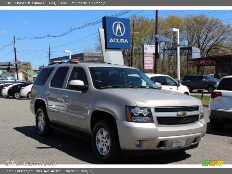 Silver Birch Metallic / Ebony 2008 Chevrolet Tahoe LT 4x4