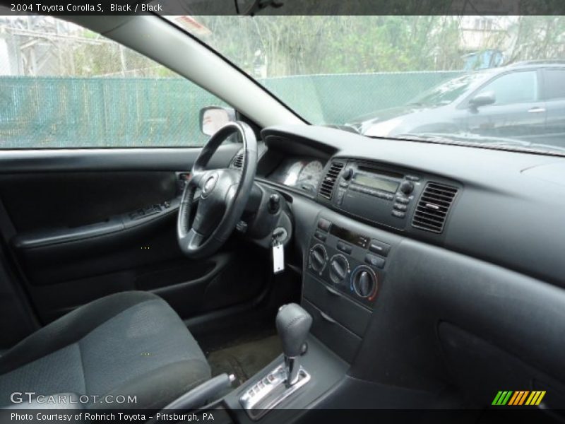 Black / Black 2004 Toyota Corolla S