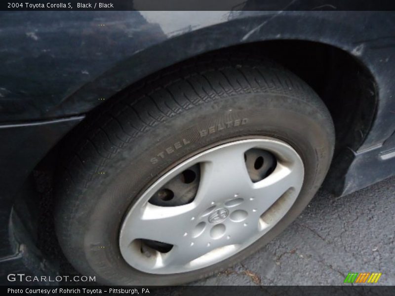 Black / Black 2004 Toyota Corolla S