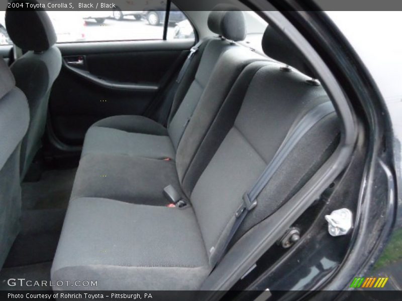 Black / Black 2004 Toyota Corolla S