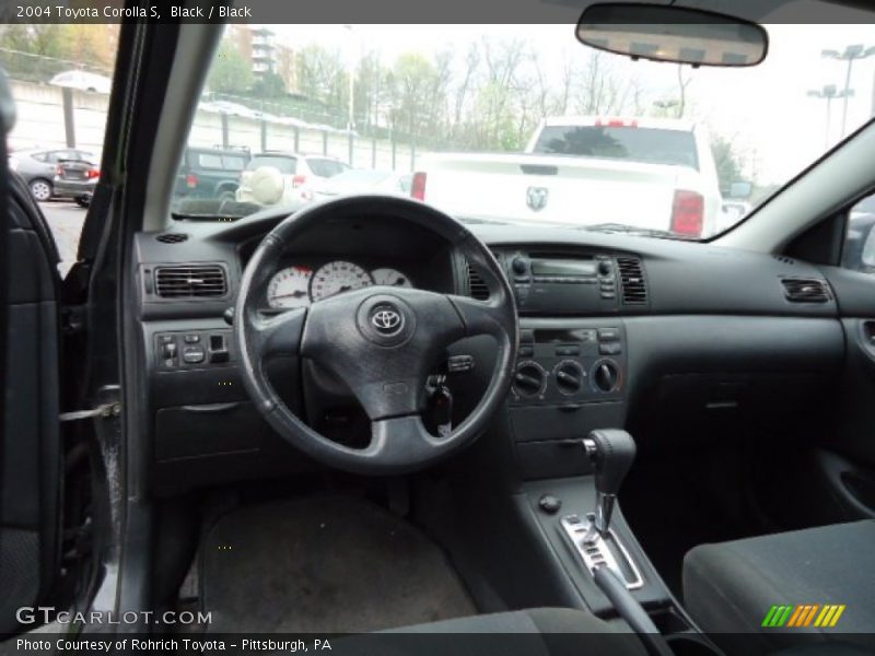 Black / Black 2004 Toyota Corolla S