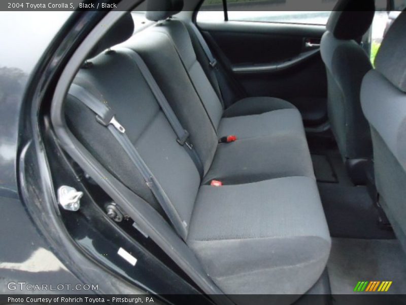 Black / Black 2004 Toyota Corolla S
