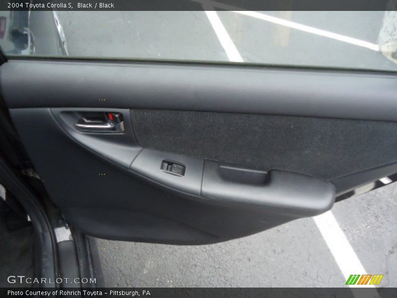 Black / Black 2004 Toyota Corolla S