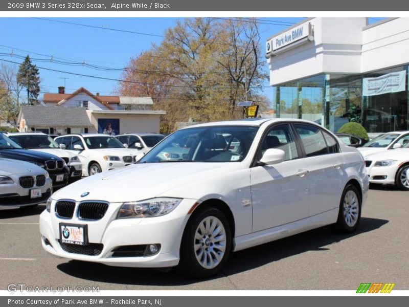 Alpine White / Black 2009 BMW 3 Series 328xi Sedan