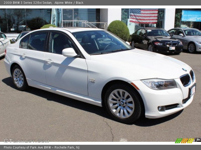 Alpine White / Black 2009 BMW 3 Series 328xi Sedan