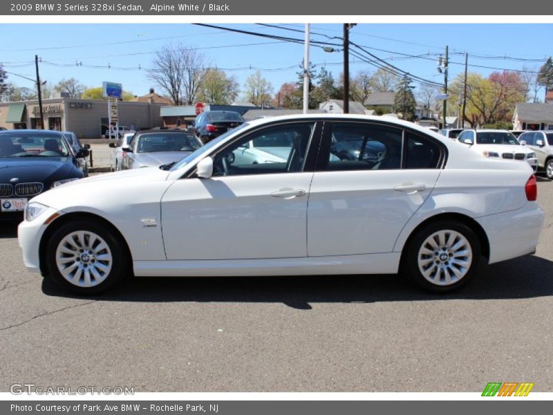Alpine White / Black 2009 BMW 3 Series 328xi Sedan