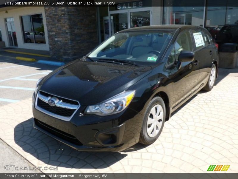 Obsidian Black Pearl / Ivory 2012 Subaru Impreza 2.0i 5 Door