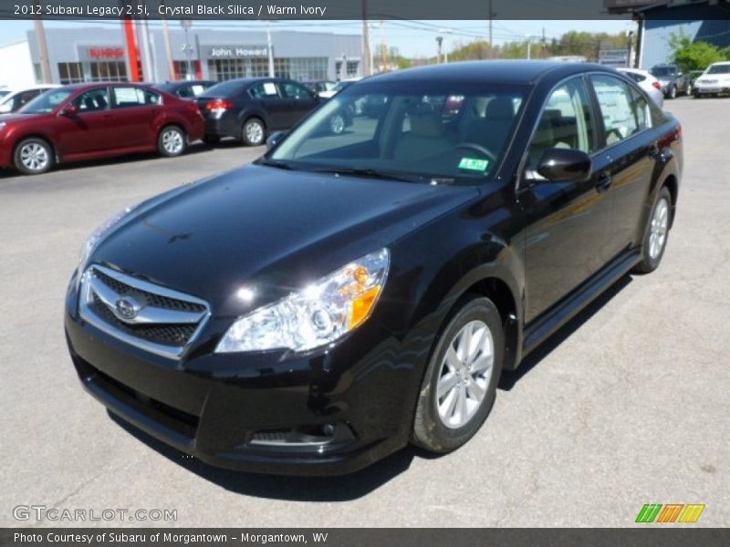 Crystal Black Silica / Warm Ivory 2012 Subaru Legacy 2.5i