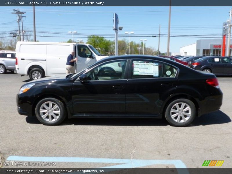 Crystal Black Silica / Warm Ivory 2012 Subaru Legacy 2.5i