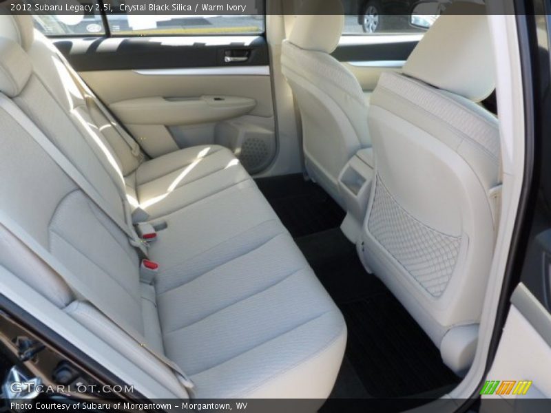 Crystal Black Silica / Warm Ivory 2012 Subaru Legacy 2.5i