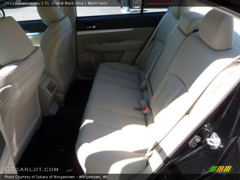 Crystal Black Silica / Warm Ivory 2012 Subaru Legacy 2.5i