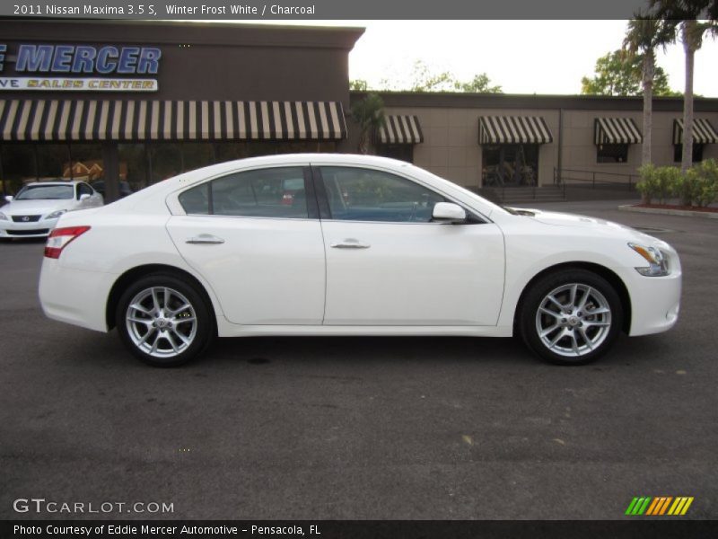 Winter Frost White / Charcoal 2011 Nissan Maxima 3.5 S