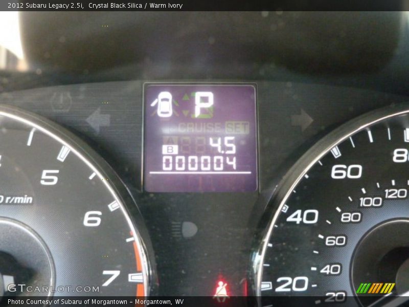 Crystal Black Silica / Warm Ivory 2012 Subaru Legacy 2.5i