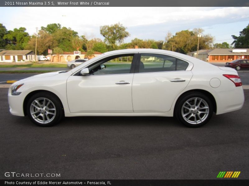 Winter Frost White / Charcoal 2011 Nissan Maxima 3.5 S